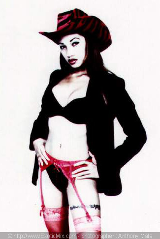 Nikki in garters